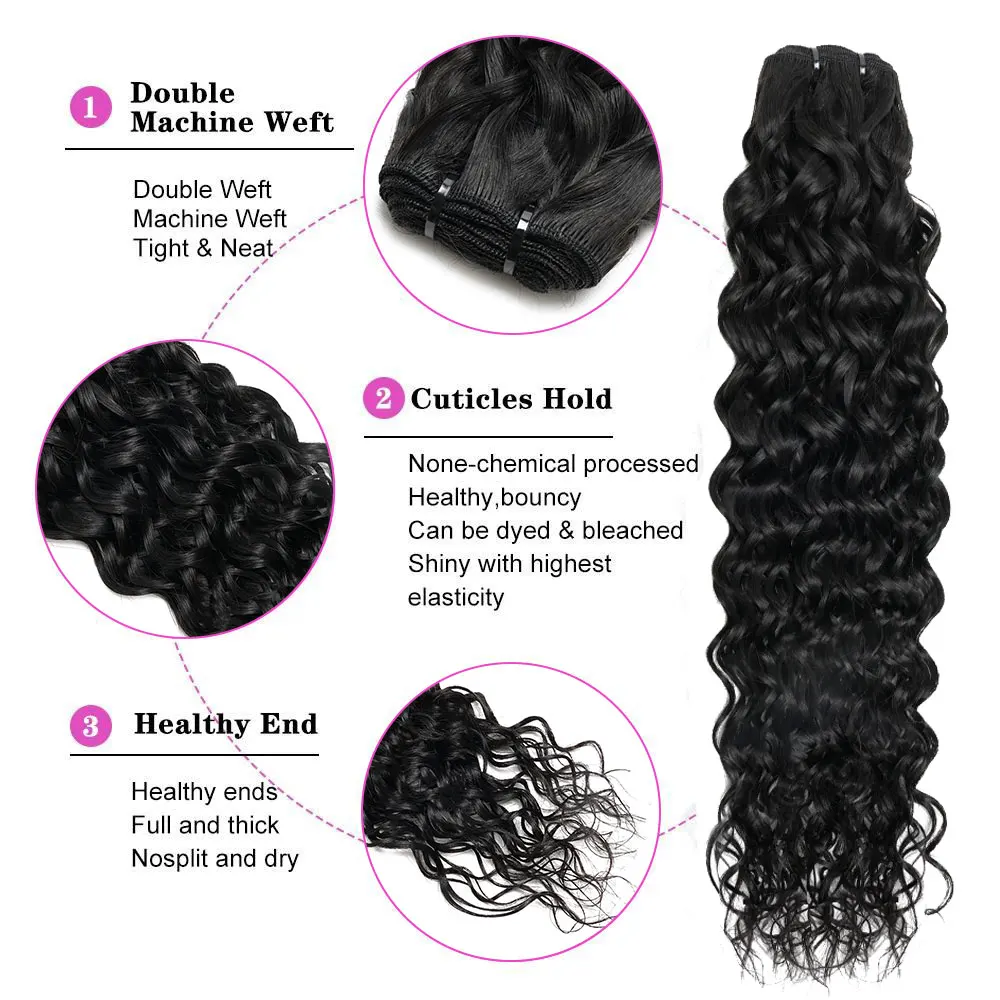 12A Natural wave Human Hair Bundles Natural Jerry Curl Remy Hair Weave Bundle Raw Human Hair Extensions 2 3 4 Bundles Human Hair