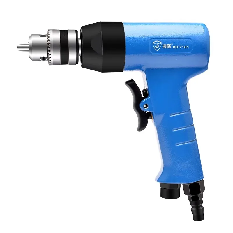 Bodun Pneumatic Drill Air Drill Pneumatic Tapping Machine 1.5-10mm Straight Air Drill Tapping Drill Hand Drill Bd-7185