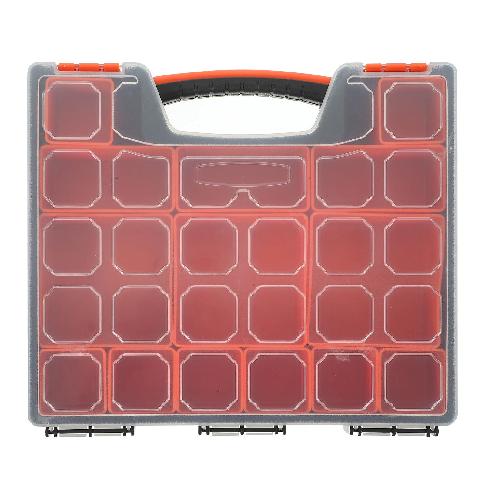 

Plastic Organizer Box Transparent Compartment Storage Container Multi Grid Separation Small Parts Hardware Screw Nuts Bolts