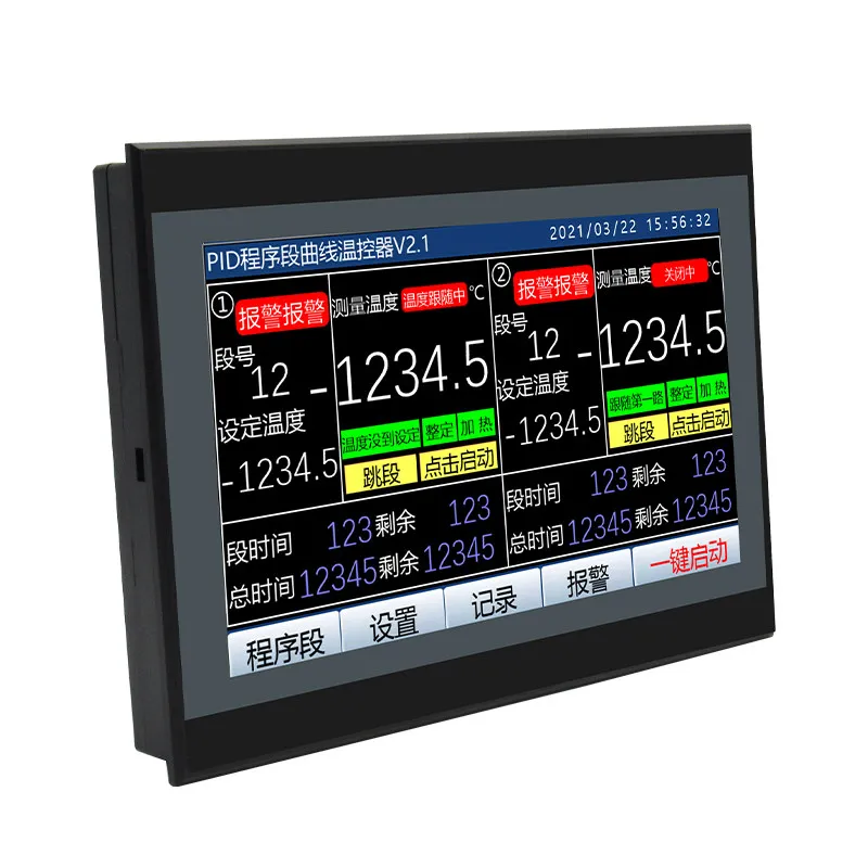 Touch screen temperature control instrument time multi-segment curve heating programmable electric heating oven temperature