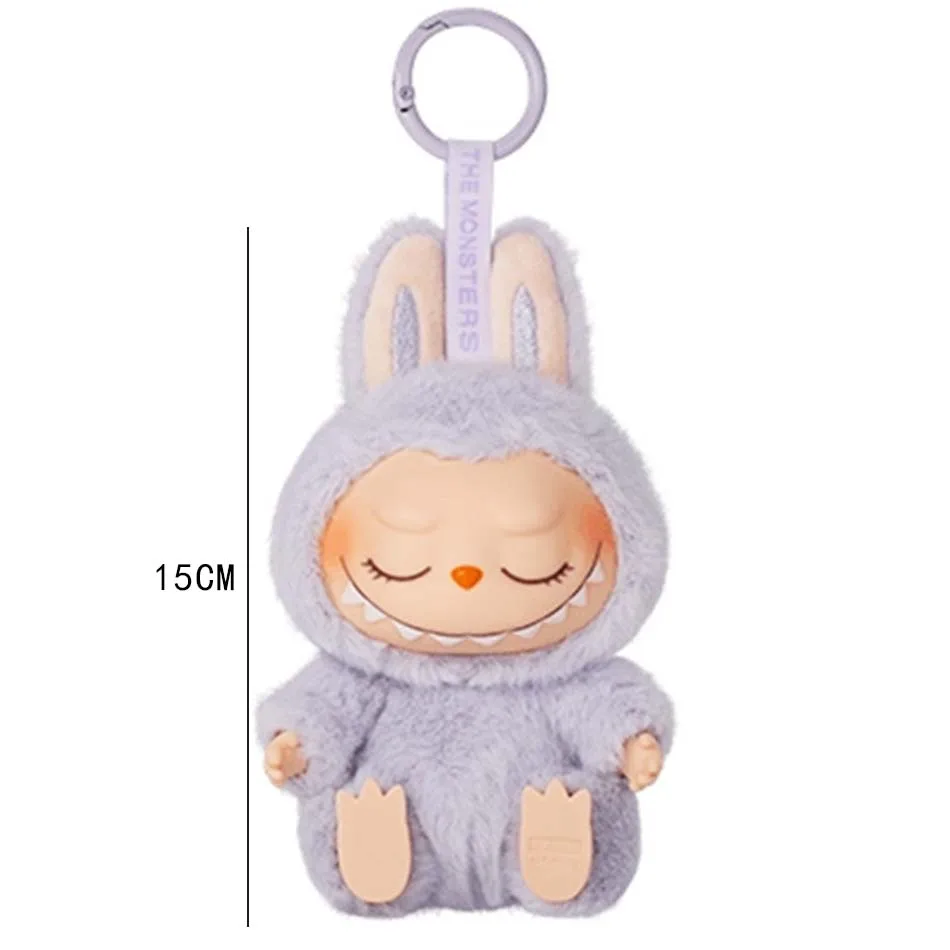 Labubu The Monsters Heartbeat Macaron Enamel Face Pvc Figurine Tabletop Ornament Kawaii Doll Kid Birthday Gift image 6
