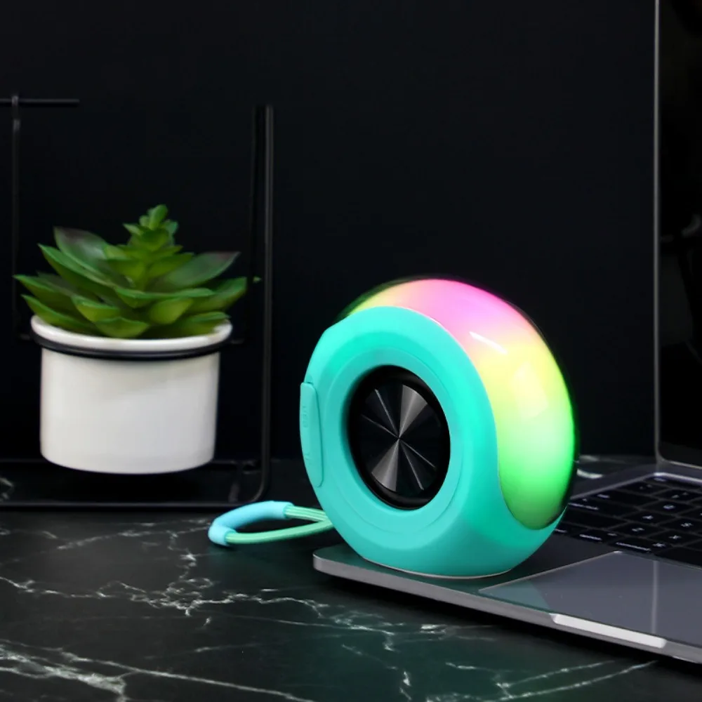 

2-in-1 Mini Bluetooth Speaker Magnetic High Sound Wireless Sound Box with RGB Lighting Quality Portable Subwoofer Men Women