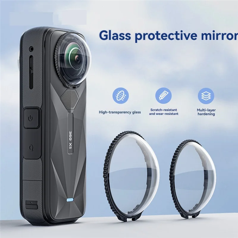 【クリアランスセール-】insta360-x5-レンズガード用アンチスクラッチスナップオンレンズプロテクターキャップ-insta-360-x5-アップグレード保護カバー用