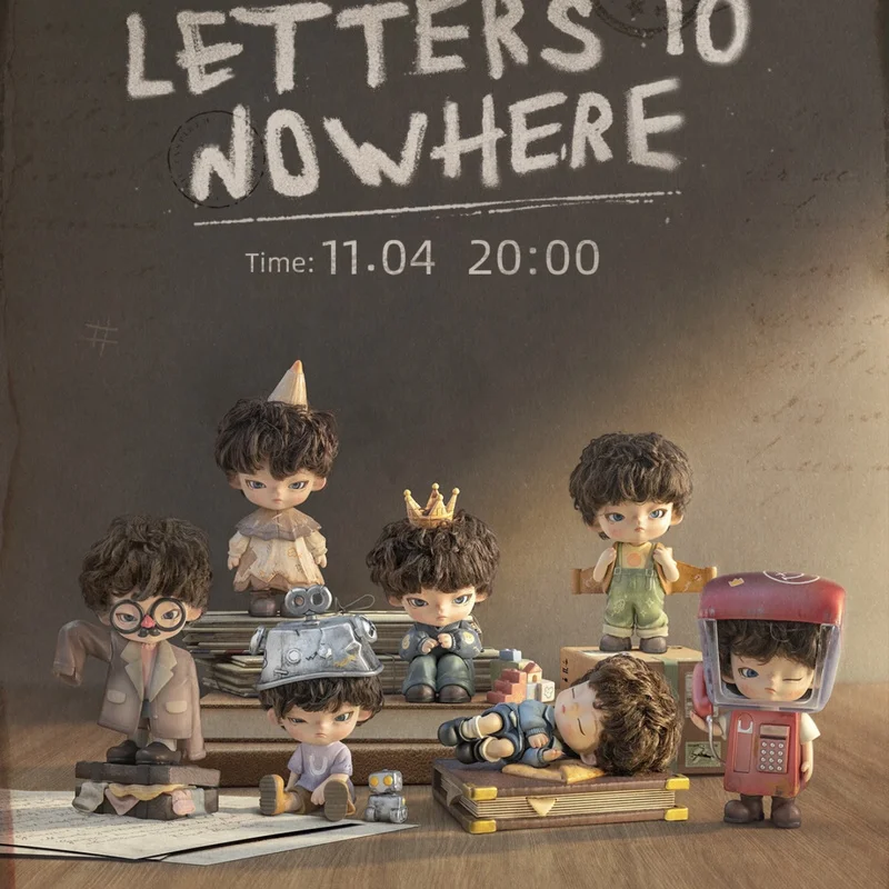 

Новый Ukio Small U Unmailed Letter Series в штучной упаковке, модная игрушечная фигурка, милая кукла, украшение для девочек, подарок на день рождения, запас