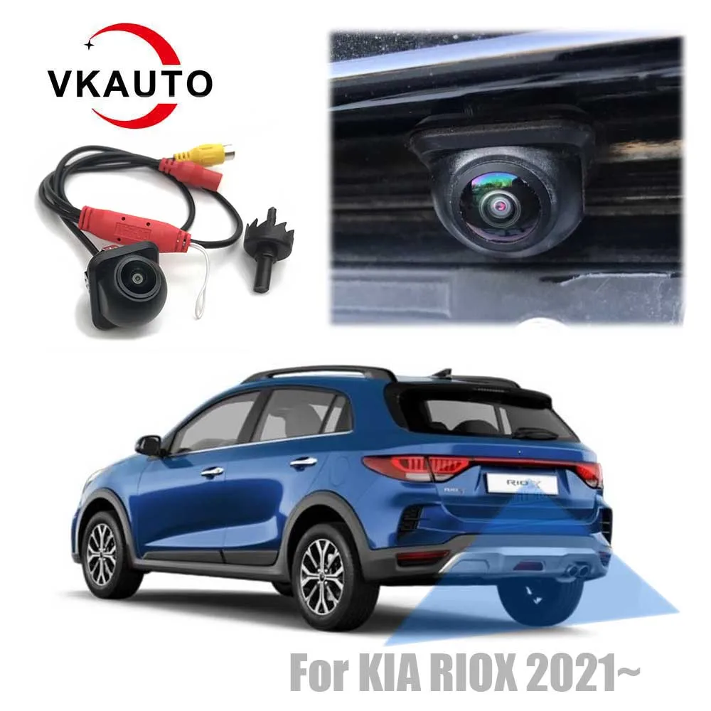 

VKAUTO Fish Eye Rear View Camera For Kia Rio x 2021 2022 2023 CCD HD Reverse Parking Backup Camera