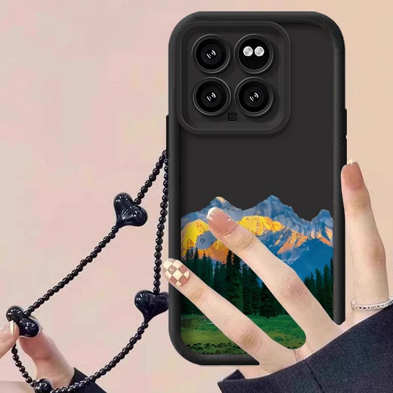 

Чехол-браслет с природным пейзажем Sky Eye для Xiaomi 14 12X 14Pro 11TPro 13Pro 11T 12Lite 12 13 13T 11X 12SPro 12Pro Cover