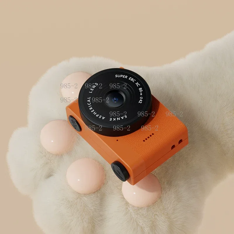 Retro Style A5 Mini Student Digital Camera, Dual Lens HD Photo & Video Pocket Camera for Kids Birthday Gift Outdoor Record