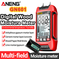 ANENG GN601 Digital Wood Moisture Meter 0~99.9% Timber Hygrometer  Meter Multiscene Measure Temperature Humidity Probe Testers