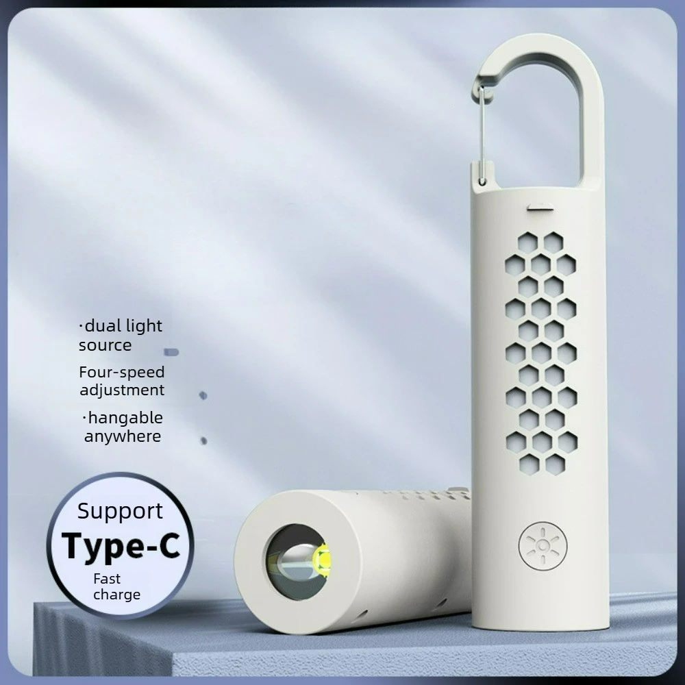 

Outdoor Multi-functional Camping Light Detachable Flashlight Dual-light Strip Hook Design Multi-color Tent Light Camping&Hiking