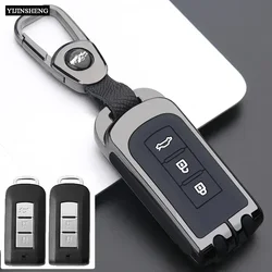 Car Key Case Cover For Mitsubishi L200 ASX Outlander 3 2015 Eclipse Cross Pajero Sport 2020 Lancer AXR RVR Nativa Montero Shogun