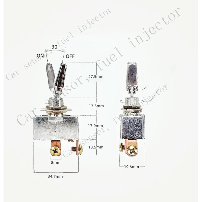 Q+ For Toggle Switch R13 401 101 High Current for Car Modification and Machinery