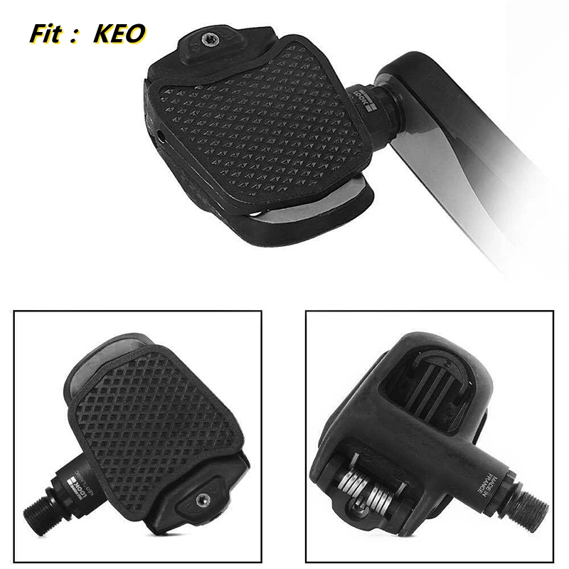 محول دواسة الدراجة CNC - Shimano SPD/LOOK/KEO إلى منصة، محول مسطح بدون مشبك لدراجات الطريق/MTB ​