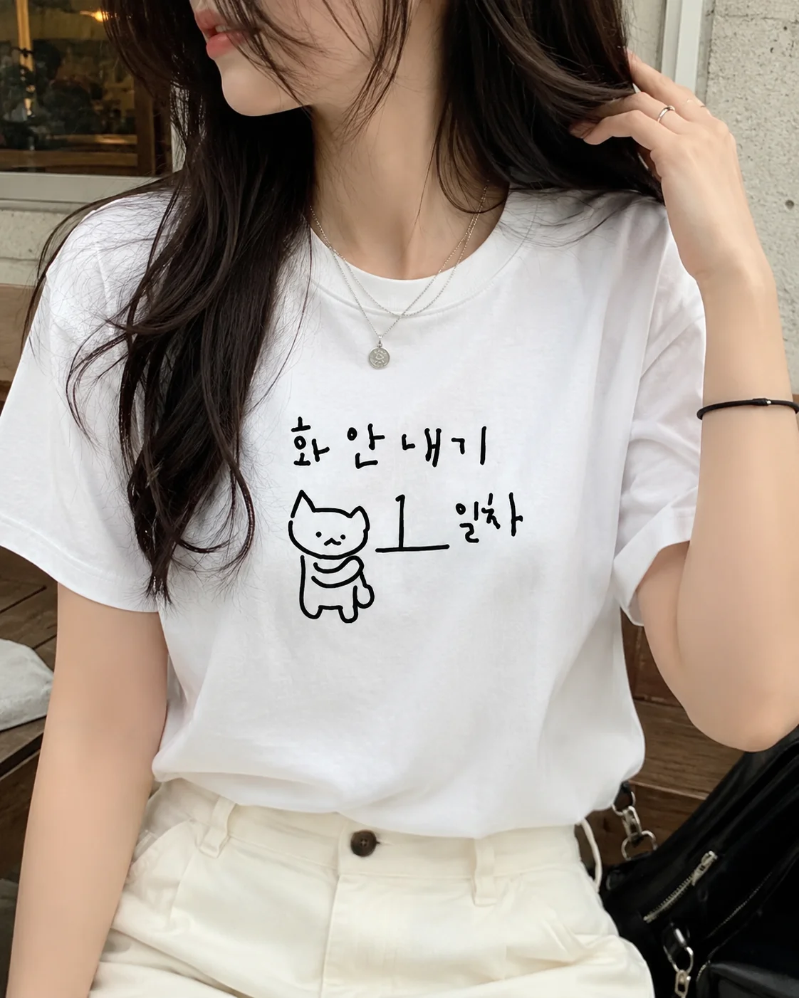 Graphic Tshirt Fun Korean Style Short Trend Tops Fashion Harajuku Kawaii T-shirt Women's Y2K Clothing Casual Aesthetic Clothes view 2