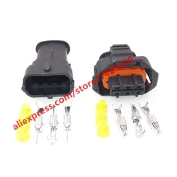 1 Set 3 Pin 1 928 403 966 1928403966 Female Male 3.5mm Auto Sensor Connector Diesel Injection Pump Use For Bosch