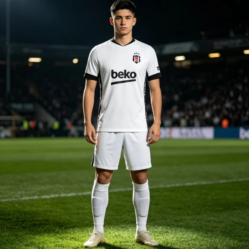 Besiktas Football Shirt 2026-2027 Turkish Super Lig Football Shirt Fan Sports Uniform Summer Breathable Men's Soccer Shirt