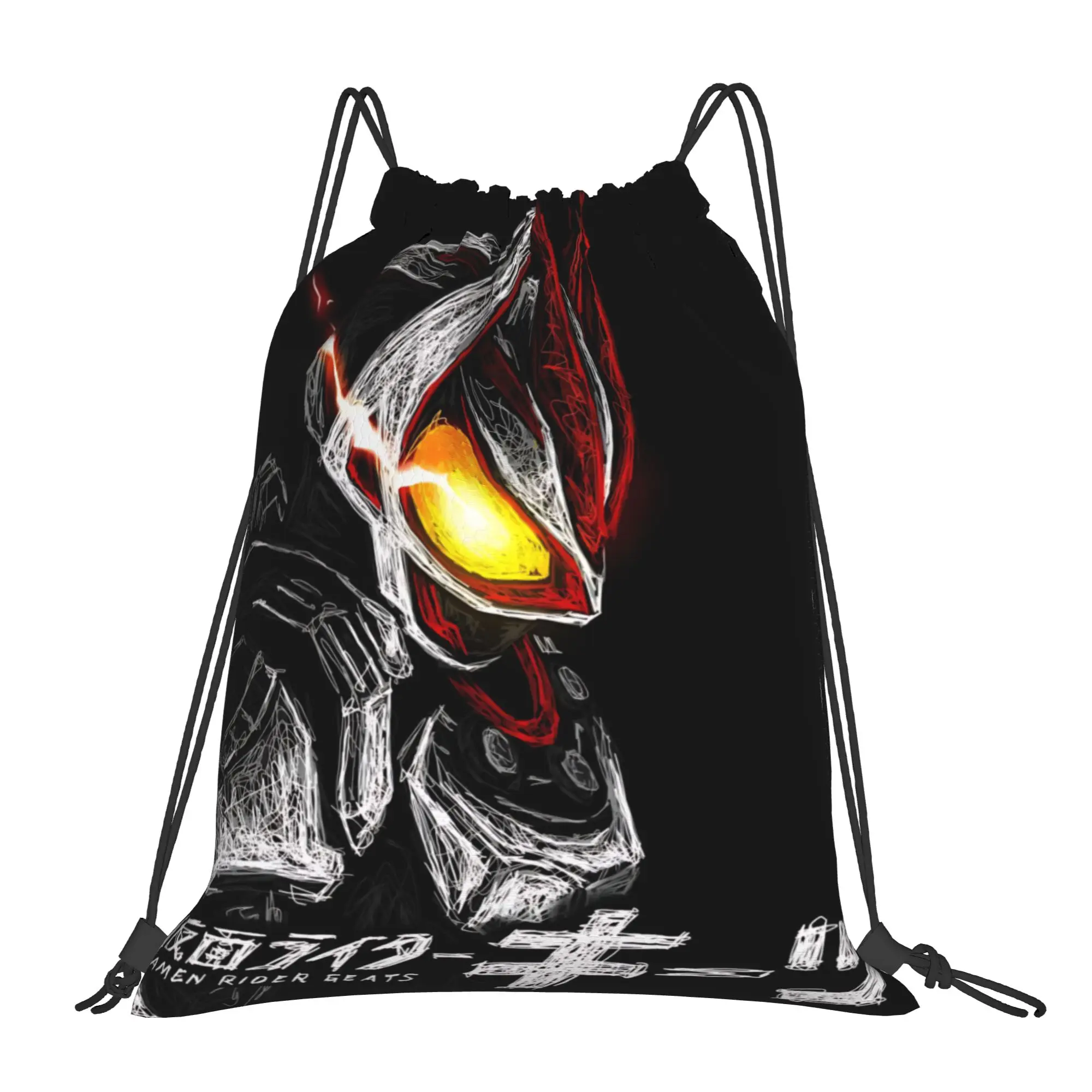 bag Pouch Kamen Rider  Drawstring Bags Shopping Pouch Print Backpack Boy Girls School Shoe Bag