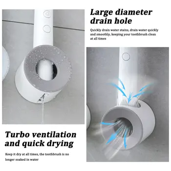 2個裝電動牙刷架 壁掛式防塵牙刷架 附孔浴室電動牙刷架 10 最佳銷售 旅行牙刷架 - №10