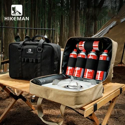 Outdoor Cassette Stove Gas Tank Storage Bag Large Capacity Camping Baking Pan Cookware Storage Bag Thickened Anti-Collision Bag