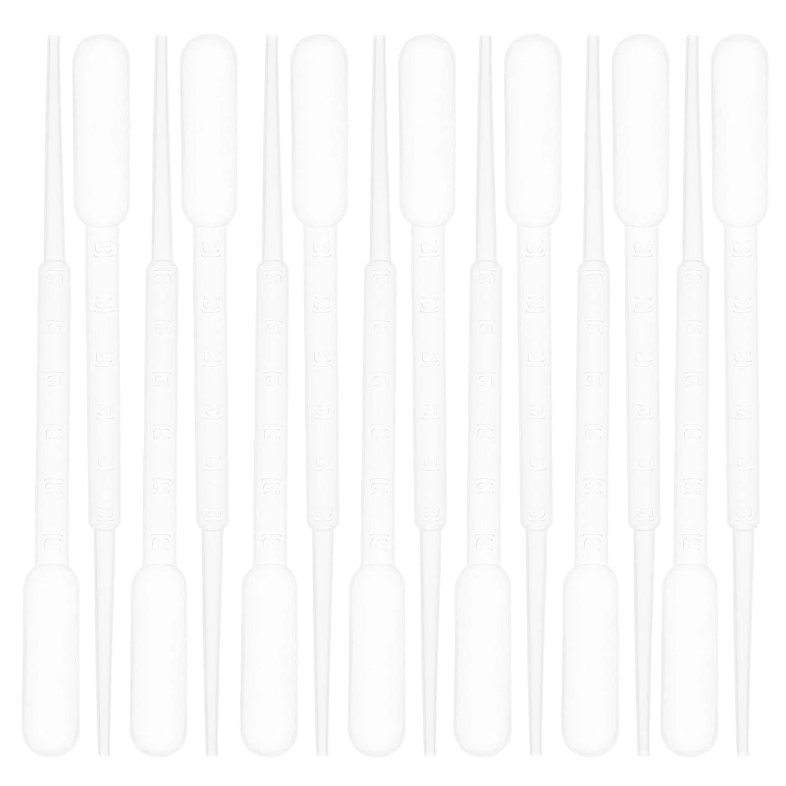 

200 Pcs Disposable Experimental Dropper Plastic Pipettes Droppers Scale Lab Science Liquid for Experiments