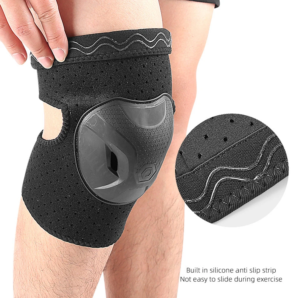 1 Stück Professionelle Knieschoner für Bauarbeiten mit Robuster Kappe, Knieschoner für Männer, Komfortabel, Verstellbar, Starker Riemen – Detail 5