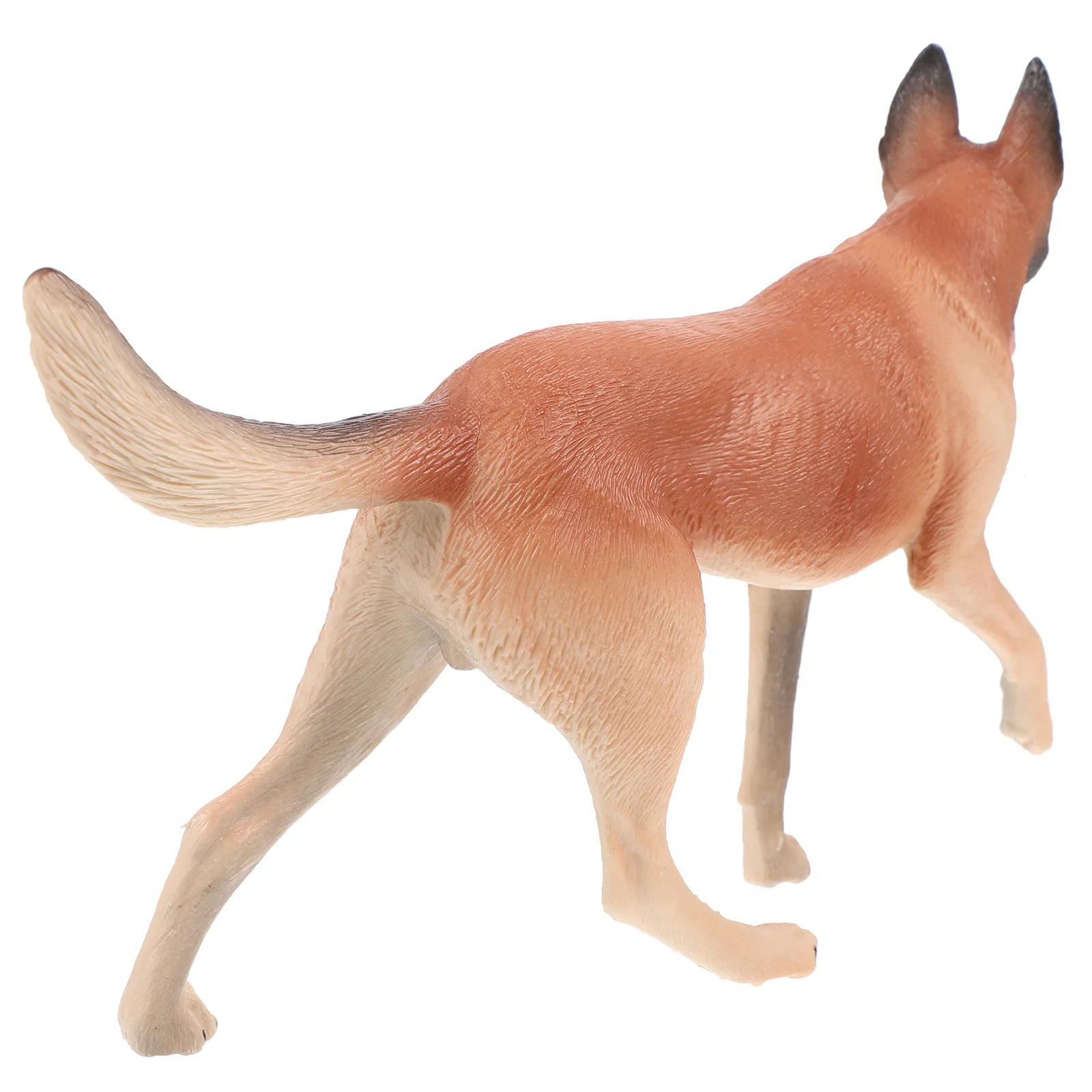 Small Puppy Toys for Kids Mini Figurines Plastic German Shepherd Statue Ornament