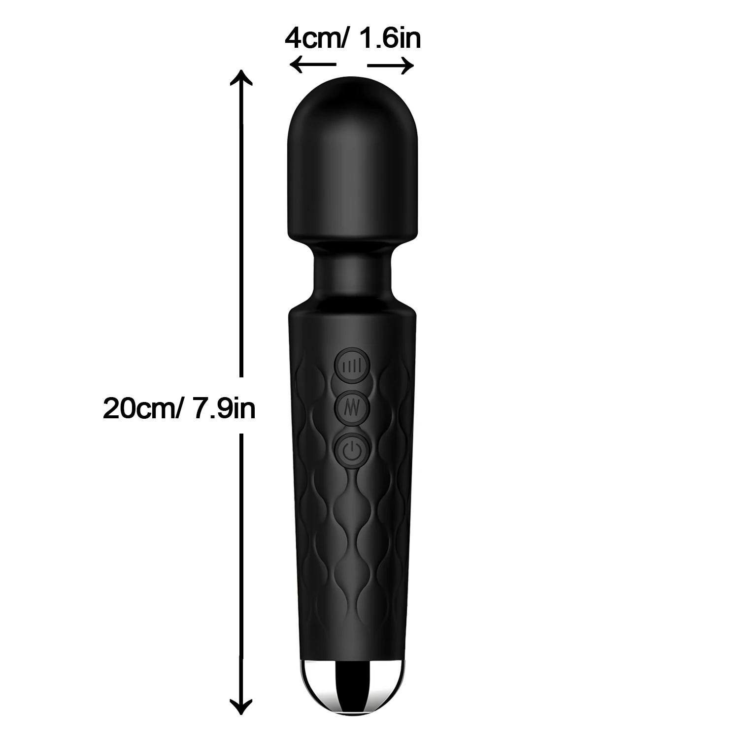 Powerful Magic Wand Body Massager Waterproof Multi Speed G-Spot Clitoral Stimulator Silicone Personal Relax Device for Women Adu view 3