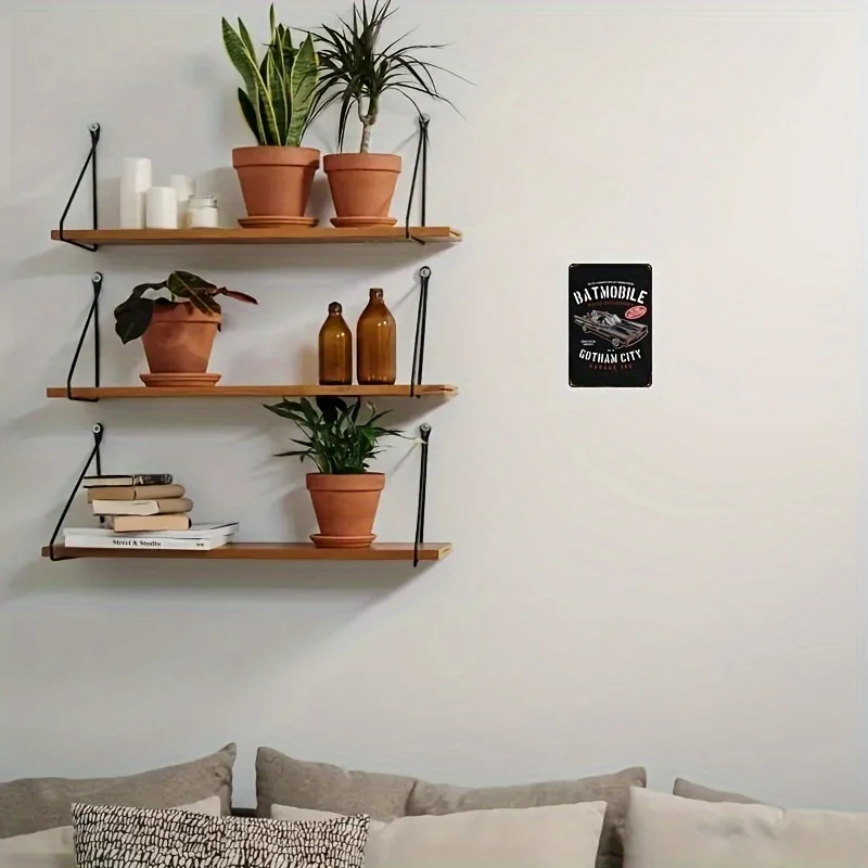 Batmobile Gotham Garage Decorative Metal Sign - 8\