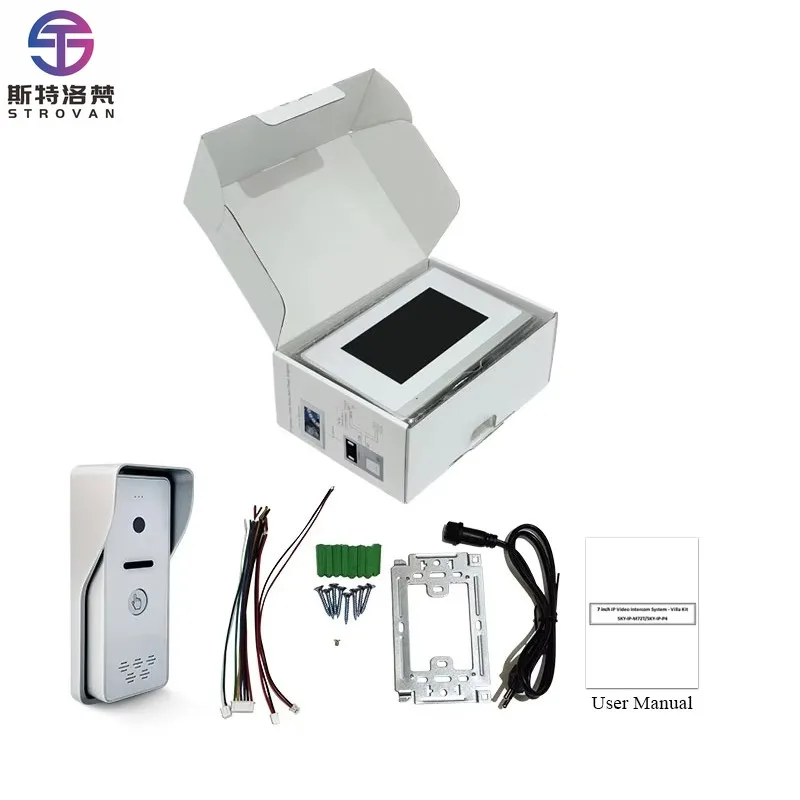 4 Wires Video Doorbell  Smart Home Life Wireless  Multiple Language