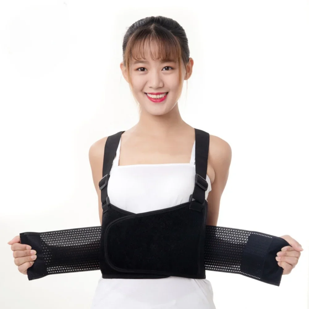 

Portable Rib Chest Support Brace Thoracic Spine Fracture Protector Rib Fixation Belt Fractured Dislocated Pain Relief Anti Slide