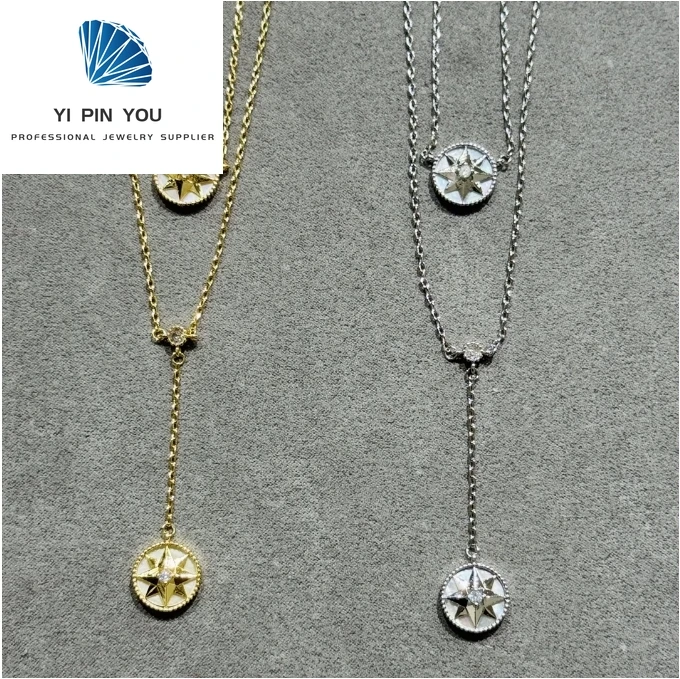 

High Quality High-end S925 Exquisite Luxury Highlights Personality Zircon Pendant Necklace - Commemorative Gift
