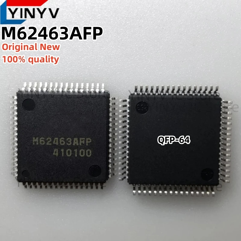 1Pcs/LOT M62463AFP QFP-64 M62463 Dolby Pro Logic Surround Decoder Original New 100% Quality