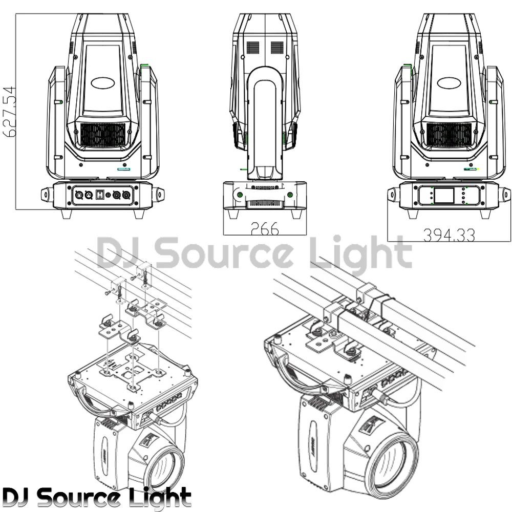 Profile Cutting LED 600W BSW Moving Head Light With CMY+CTO Zoom Stage Light DMX512 For DJ Music Show Professional Stage Light