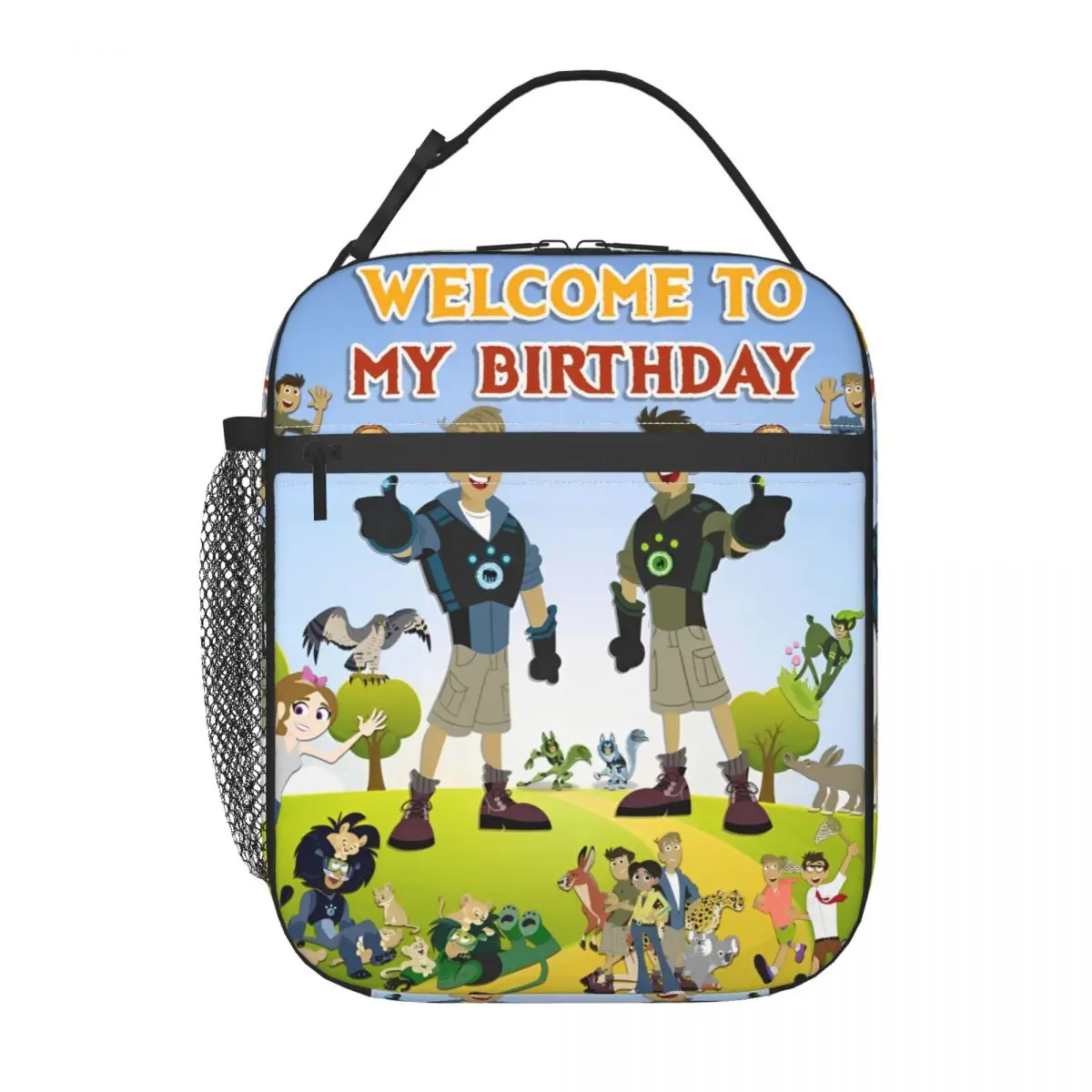 

Wild Kratts Product Insulated Lunch Bag For Picnic Storage Food Boxes Portable Thermal Cooler Lunch Boxes