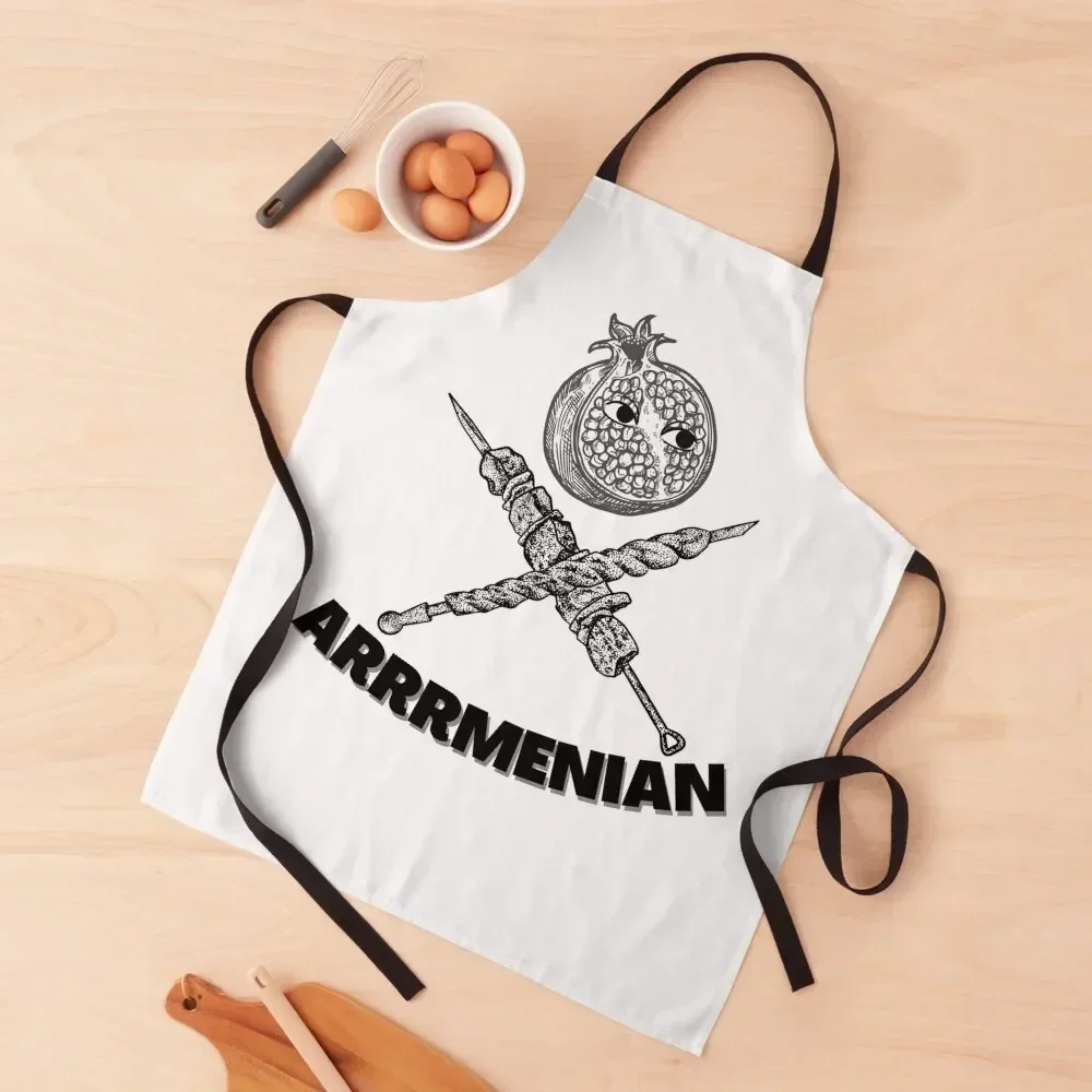 Armenian Jolly Roger Apron Kitchens For Men man chef uniform Apron