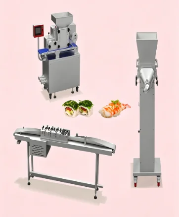 Sushi Production Line Automatic Wrapping Nori Rice Machine Sushi Maker for Restaurant Kitchen Equipment Custom