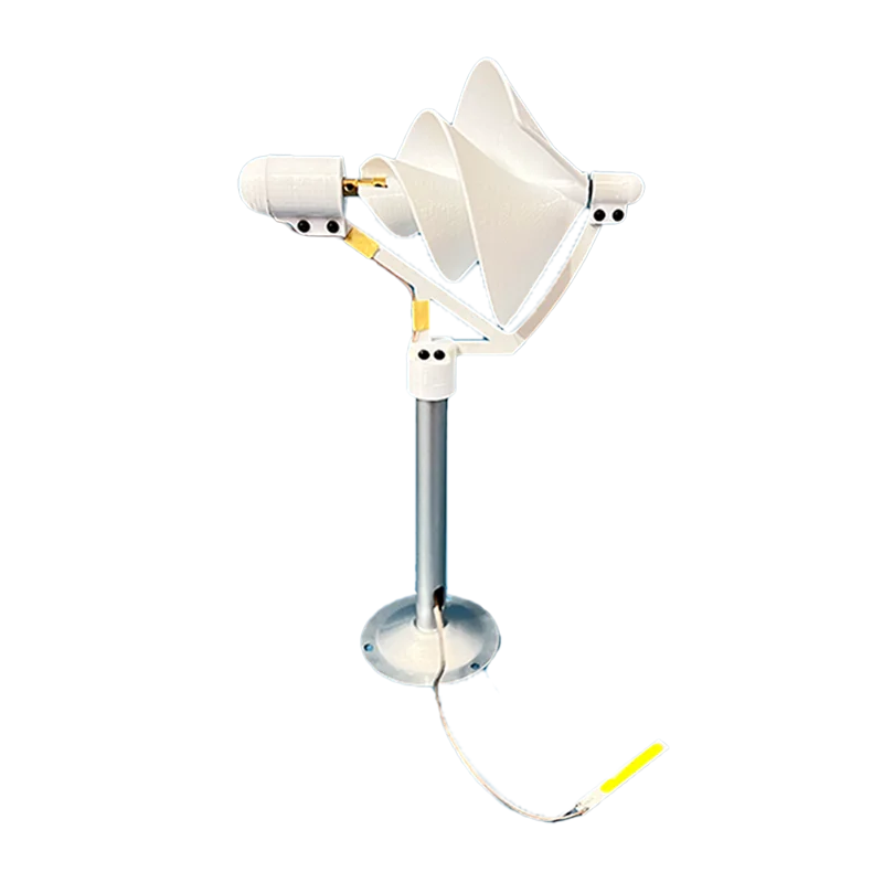 

Micro Spiral Wind Turbine Akimi Rose Shaped Model, Gentle Breeze Start Scientific Experiment Power Generation Lamp