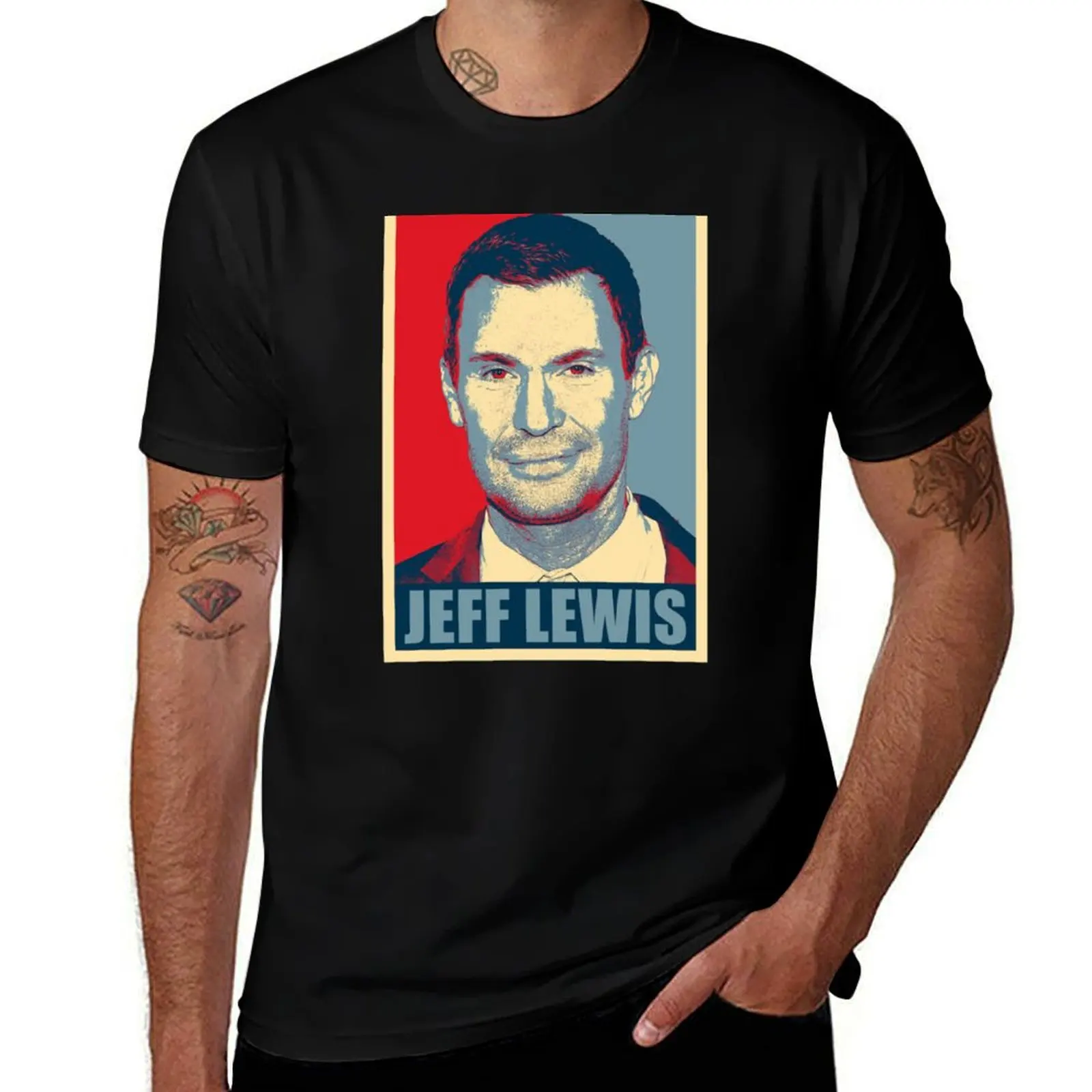 Jeff Lewis Hope T-Shirt Heavy Duty Casual Work Tee