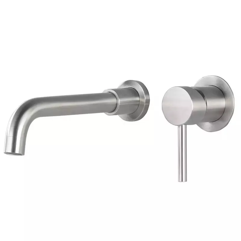 Deao In Stock Wash Wall Mounted Mixer 304 Stainless Basin Faucet Bathroom Tap