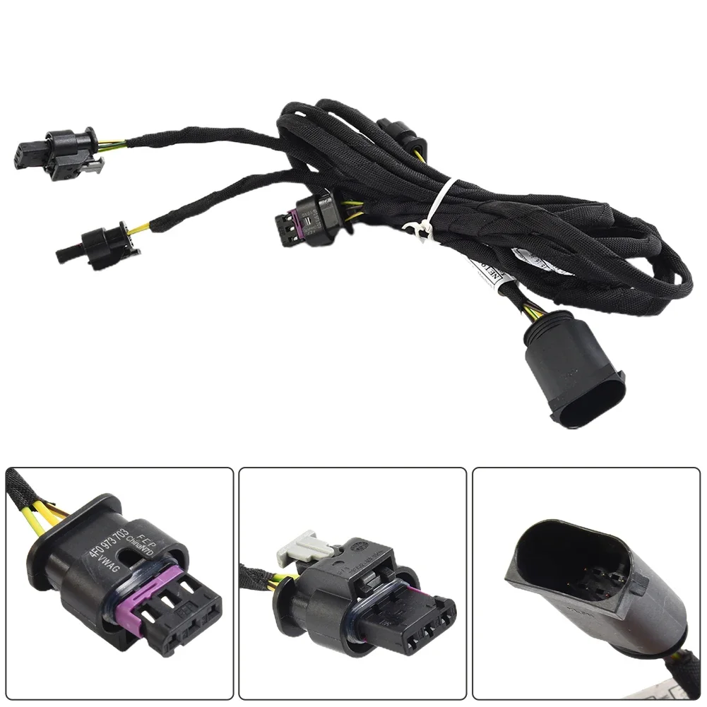 Practical To Use Brand New Parking Sensor Wiring Harness PDC Cable Plastic + Metal 61129313607 Accessories Black