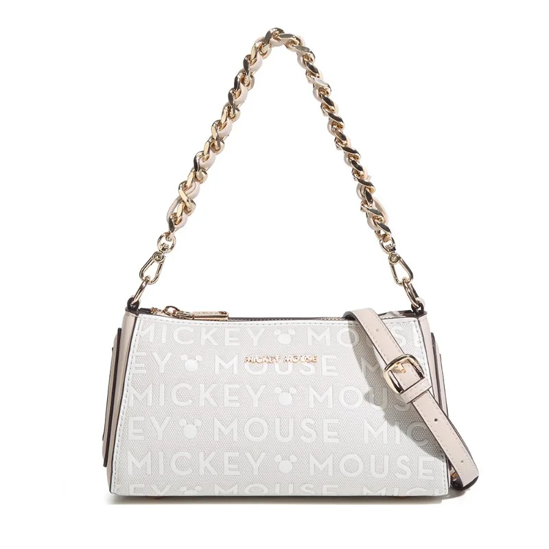 

Disney Mickey Mouse Two Tone Color Block Embossed Pattern Women Fashion Underarm Shoulder Crossbody Bag