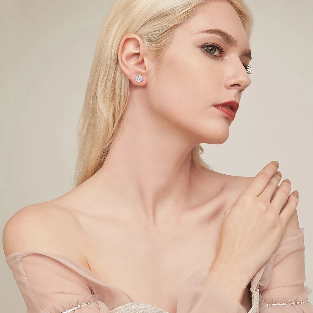 Thumbnail 4 - #71 Latest Moissanite Stud Earrings Offers