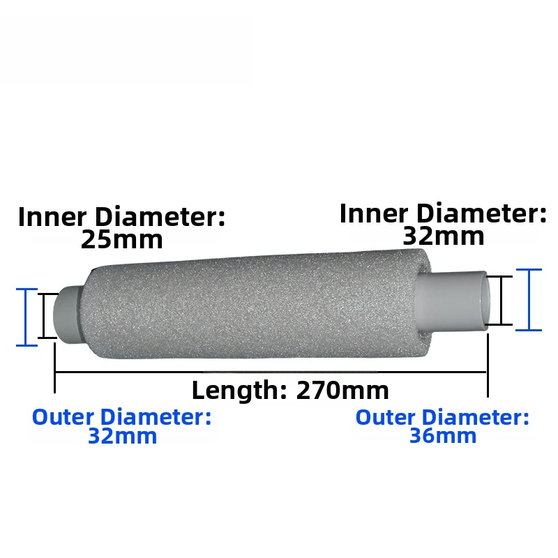 HVAC Drain Pipe Hose Connector PVC Material Compact Space Saving Design for Residential Commercial Installations