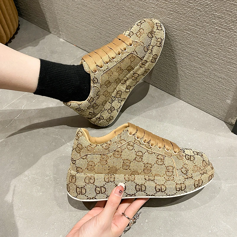 النساء أحذية رياضية فاخرة حجر الراين حذاء كاجوال النساء في الهواء الطلق منصة احذية الجري مصمم أحذية رياضية الإناث zapatos de mujer