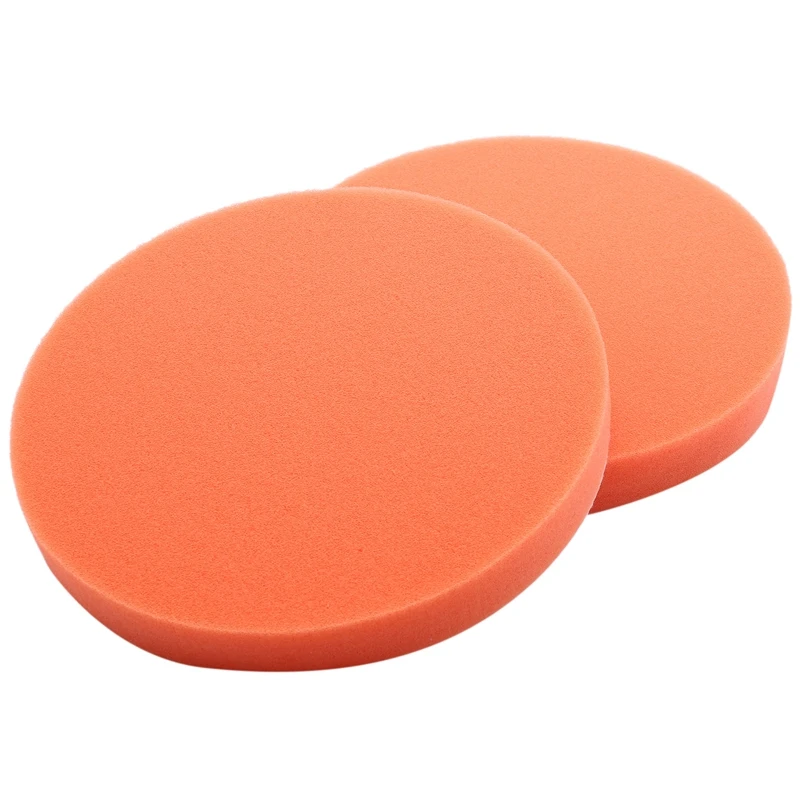 10Pc 180Mm 7 Inch Flat Sponge Gross Polishing Buffing Pad Kit For Car Polisher Clean Waxing Auto Paint Maintenance Care