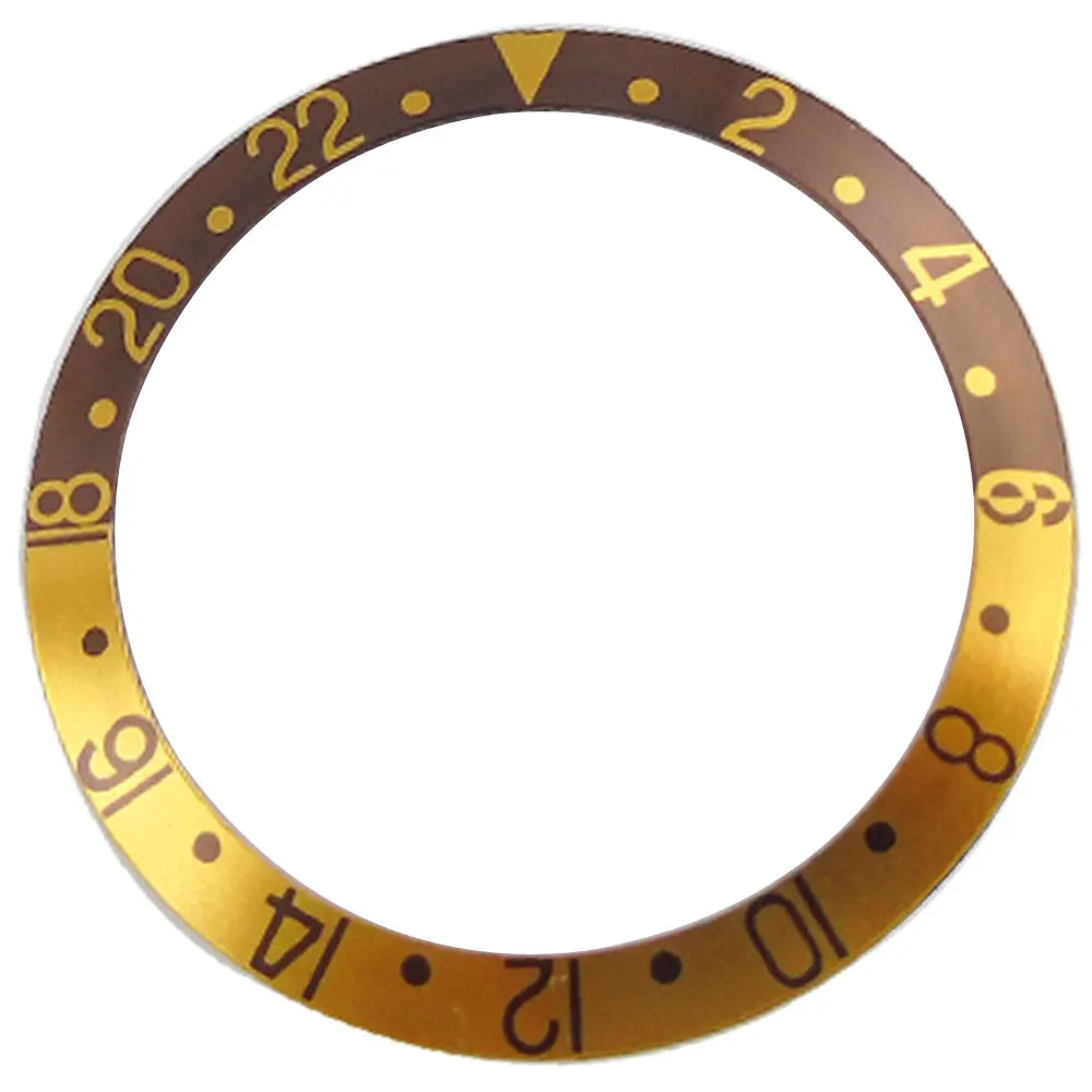 Aluminum Bezel Insert Fit for 40mm GMT Watches 38mm / 30.5 mm Sloped Watch Ring