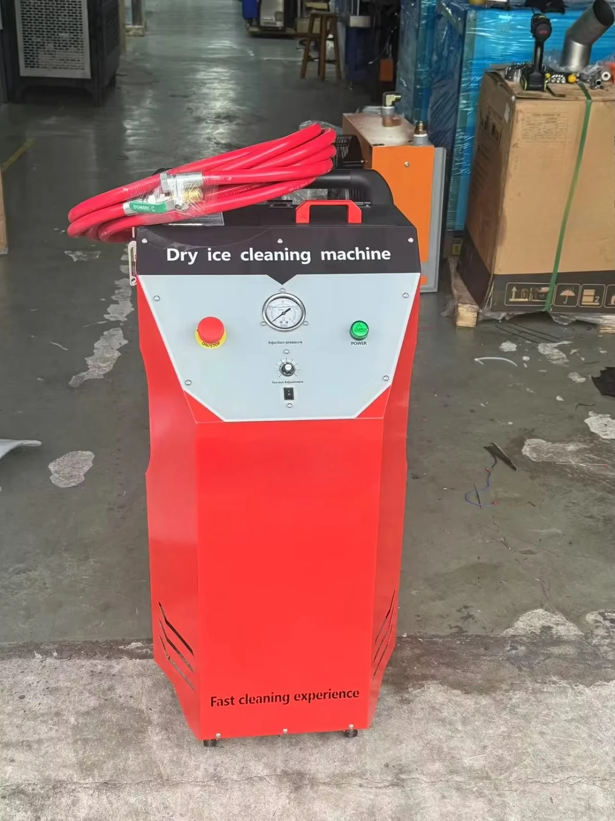 Smart PLC-Controlled Dry Ice Blasting Equipment for Automotive Manufacturing and Assembly Lines