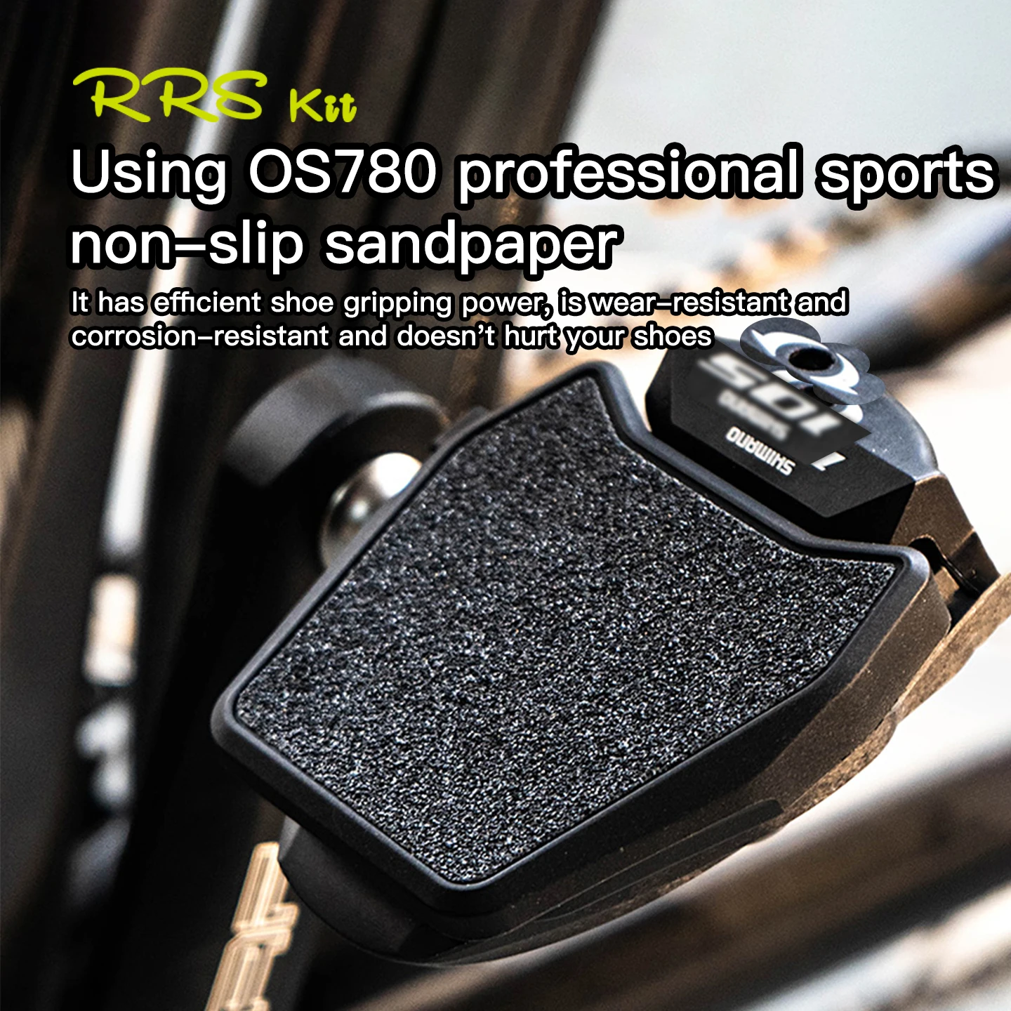 RRSKIT Rennrad-Pedaladapter für SHIMANO, SPD, LOOK und KEO, leichter Plattformpedal-Konvertieradapter