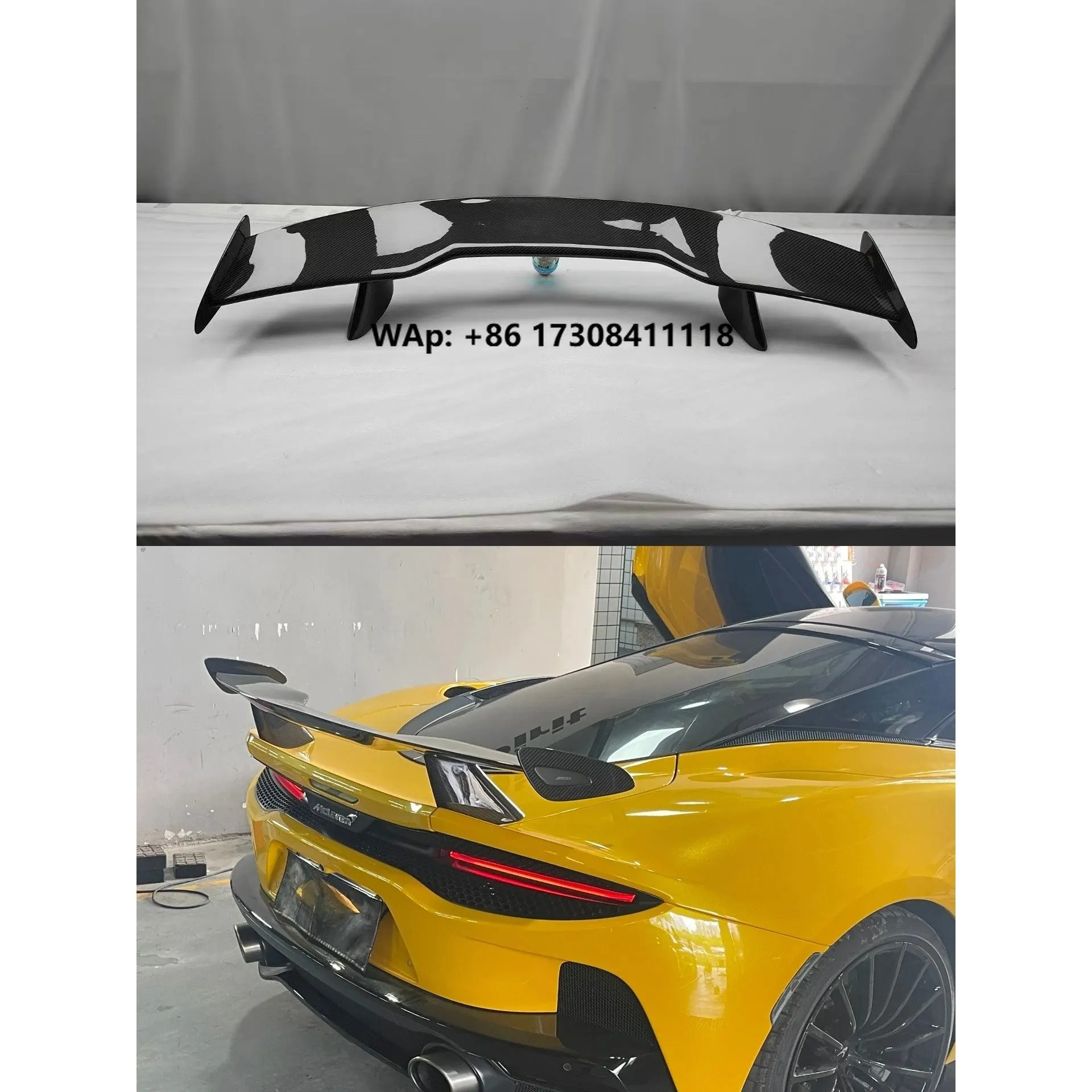 High Quality Dry Carbon Fiber Rear Spoiler for GT Upgrade MSO Style Trunk Spoiler Rear Wing Auto Parts Body Kit Tuning