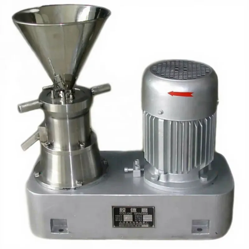Automatic Nut Butter Colloid Mill Machine, Multi-Purpose Garlic Tahini Pistachio Sauce Grinding Equipment