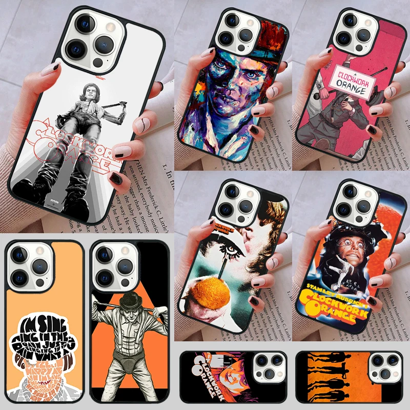 A Clockwork Orange Phone Case cover For iPhone 14 13 15 16 Pro Max Coque 12 11 Pro Max For Apple 8 PLUS 7 6S fundas